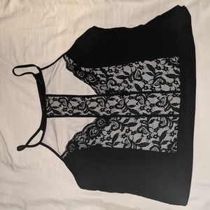 Lace crop top